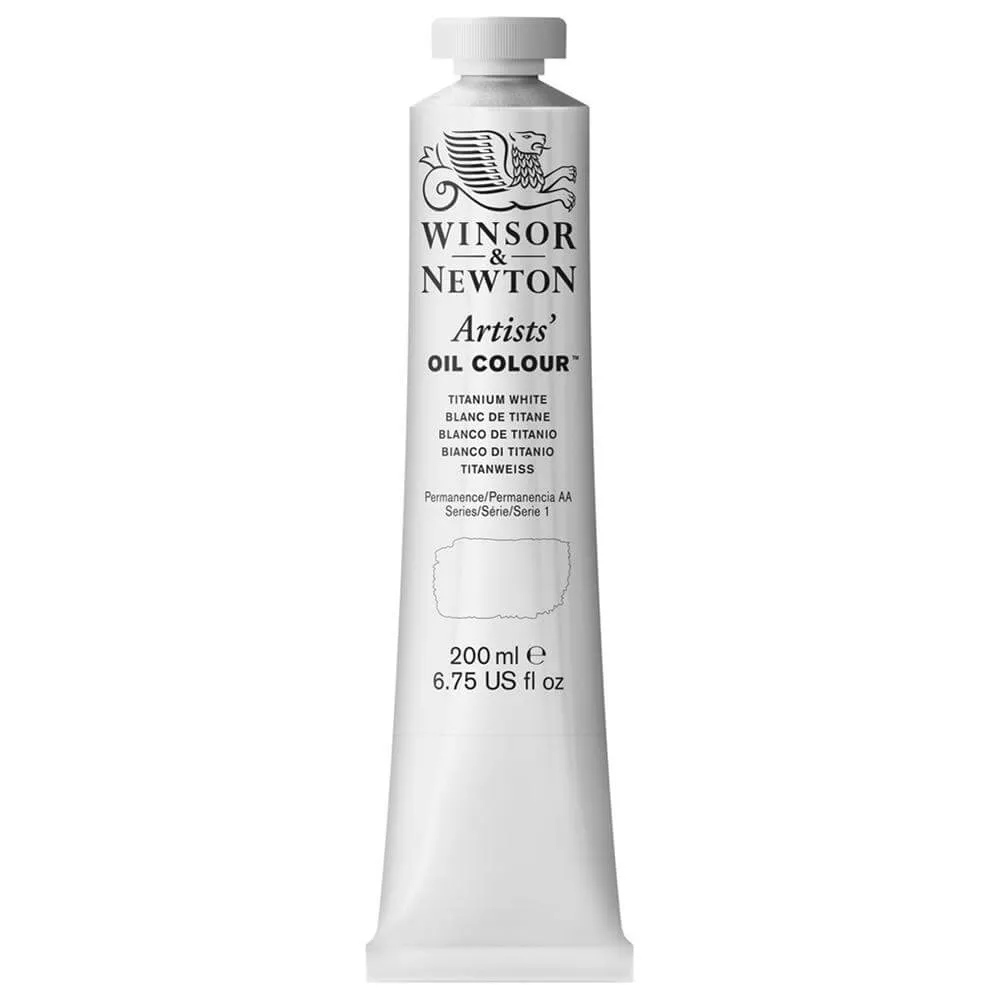 Winsor and Newton Artist Oil Colour - Titanium White 200ml